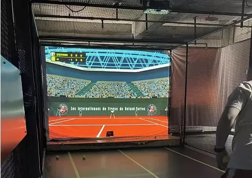 Interactive Tennis wall